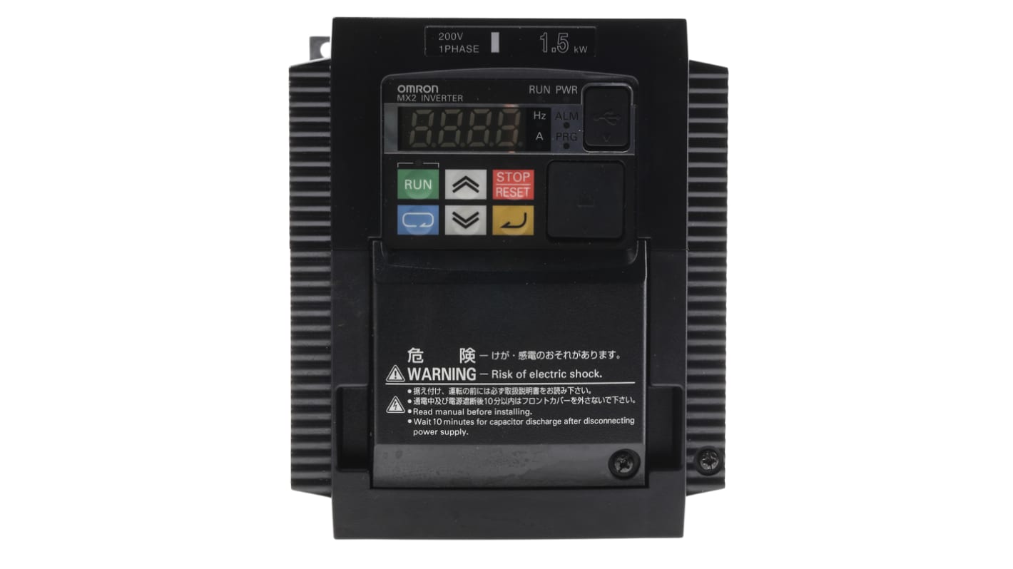 Rs-Online Inverter Omron 1 5 kW 230 V c.a. 1 fase 400Hz