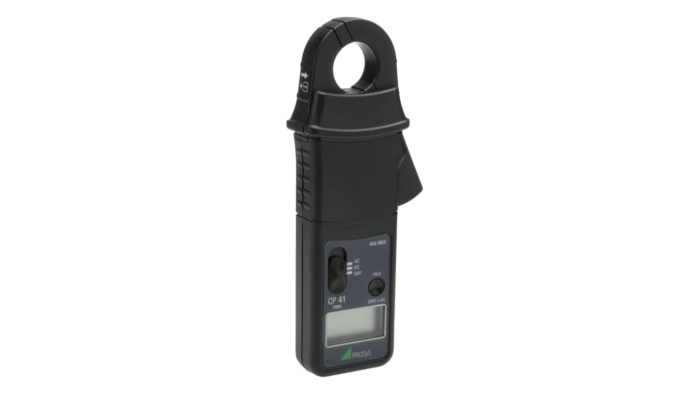 GMC-I Prosys 交流/直流钳形电流表 钳形表, 可测40A 直流, 可测40A 交流, ±1% + 5 位精度, CP41