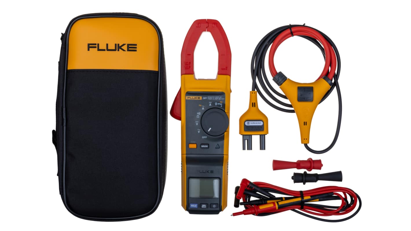 Pinza amperometrica c.a-c.c. flessibile Fluke 381, Max 2500A ca, Max 1000V cc