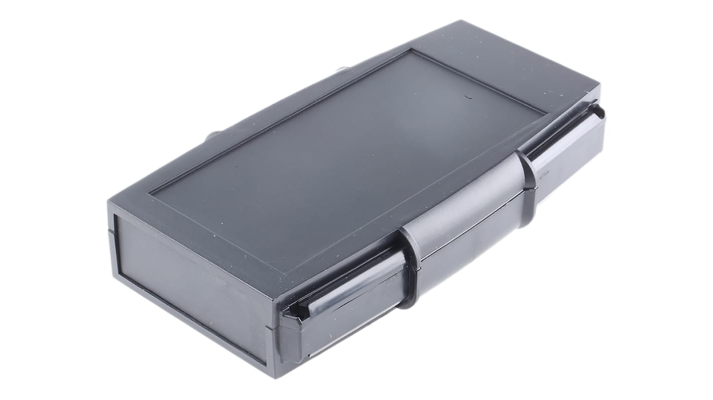 CAMDENBOSS 66 Series Black ABS Handheld Enclosure, Integral Battery Compartment, IP65, 185 x 110 x 35mm