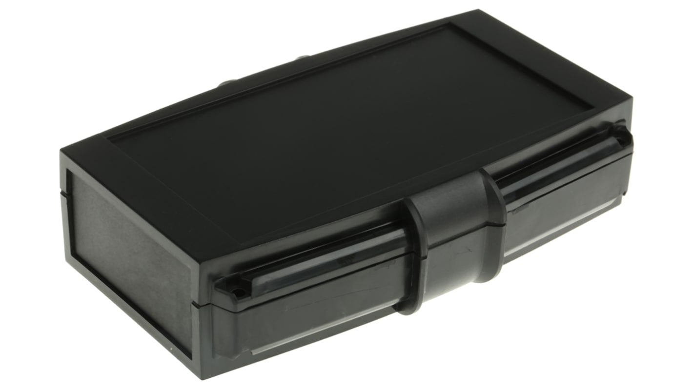 Caja portátil CAMDENBOSS de ABS Negro, 145 x 95 x 35mm, con compartimento batería, IP54, IP65