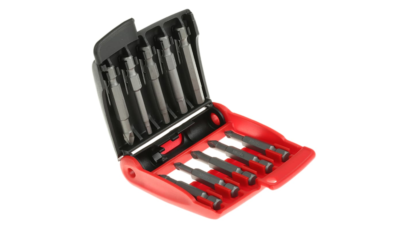 Facom Driver Bit Set 10 Pieces, Phillips, Pozidriv, Torx