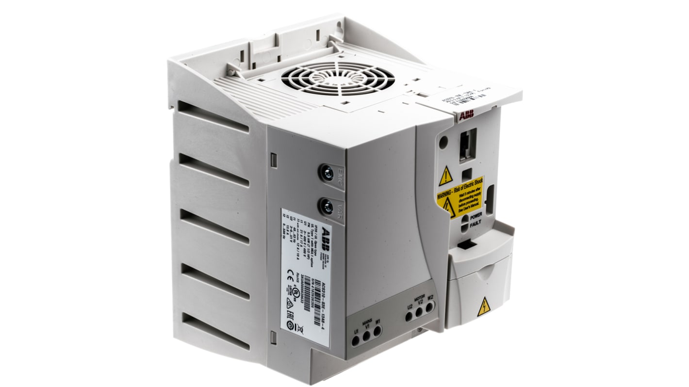 ABB Inverter Drive, 5.5 kW, 3 Phase, 400 V ac, 13.8 A, ACS310 Series