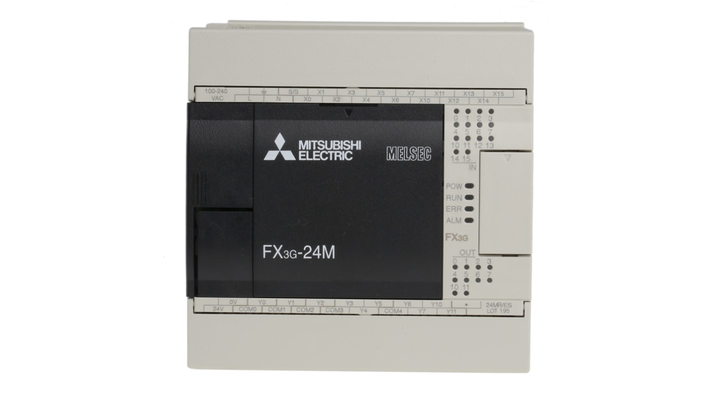 Rs-Online Modulo logico Mitsubishi Electric FX3G ingressi: 14 uscite: 10