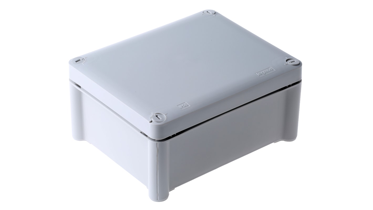 Coffret mural Legrand Atlantic en Polycarbonate Gris, diamètre extérieur 200 x 160 x 94mm, IP55