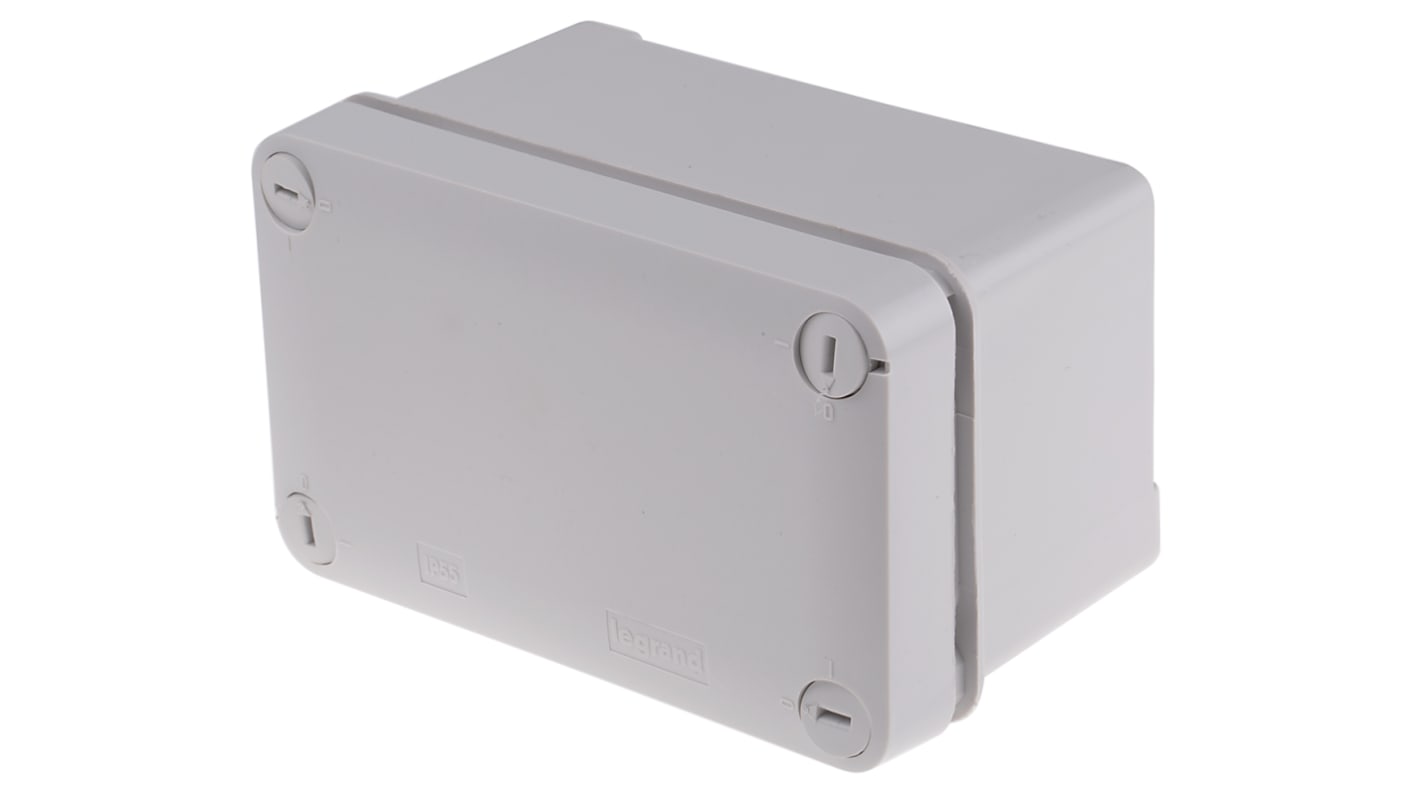 Coffret mural Legrand Atlantic en Polycarbonate Gris, diamètre extérieur 140 x 85 x 81mm, IP55