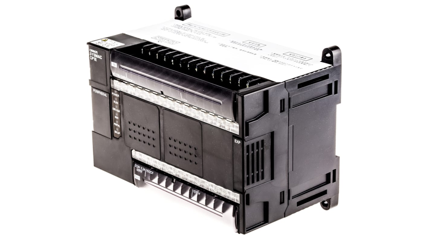 Omron CP1E系列 PLC CPU, 24路Pulse输入, 16 (Relay)路Relay输出