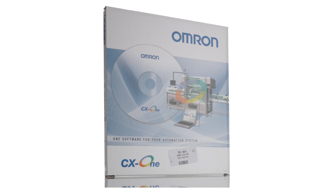 Software de programación PLC Omron CX-One, para usar con CP1E Series, CP1L Series