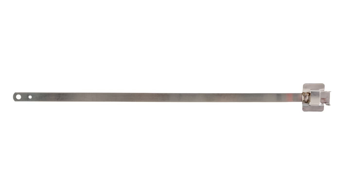HellermannTyton Cable Tie, 330mm x 10 mm, Metallic 316 Stainless Steel, Pk-100