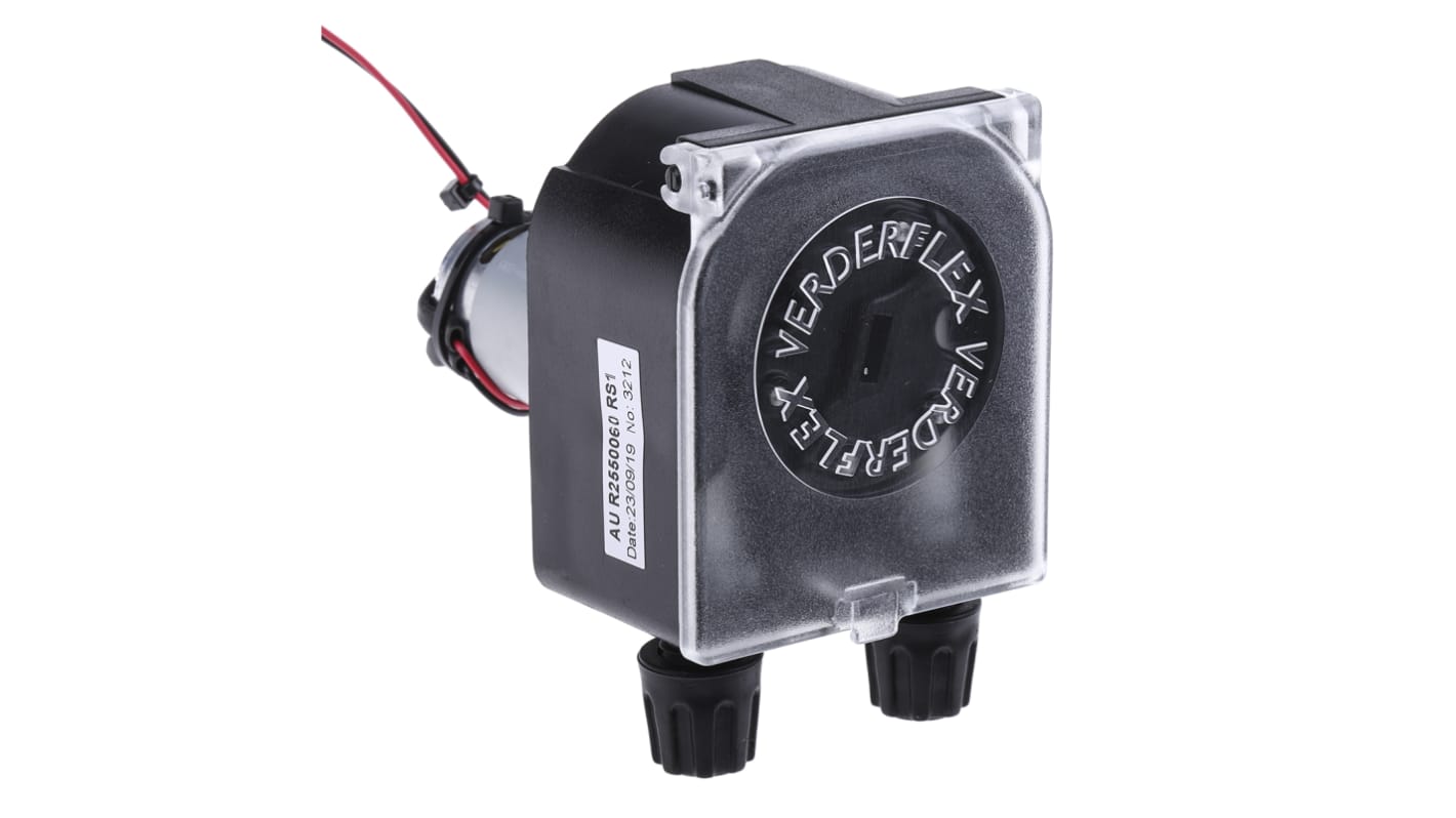 Pompa di mandata positiva Peristaltica Verderflex, funz. elettrico, 12 V c.c., 0.12L/min, 1 bar