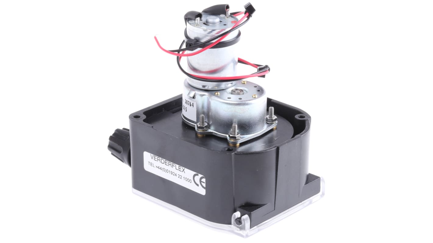 Verderflex Peristaltic Electric Operated Positive Displacement Pump, 0.06L/min, 1 bar, 12 V dc