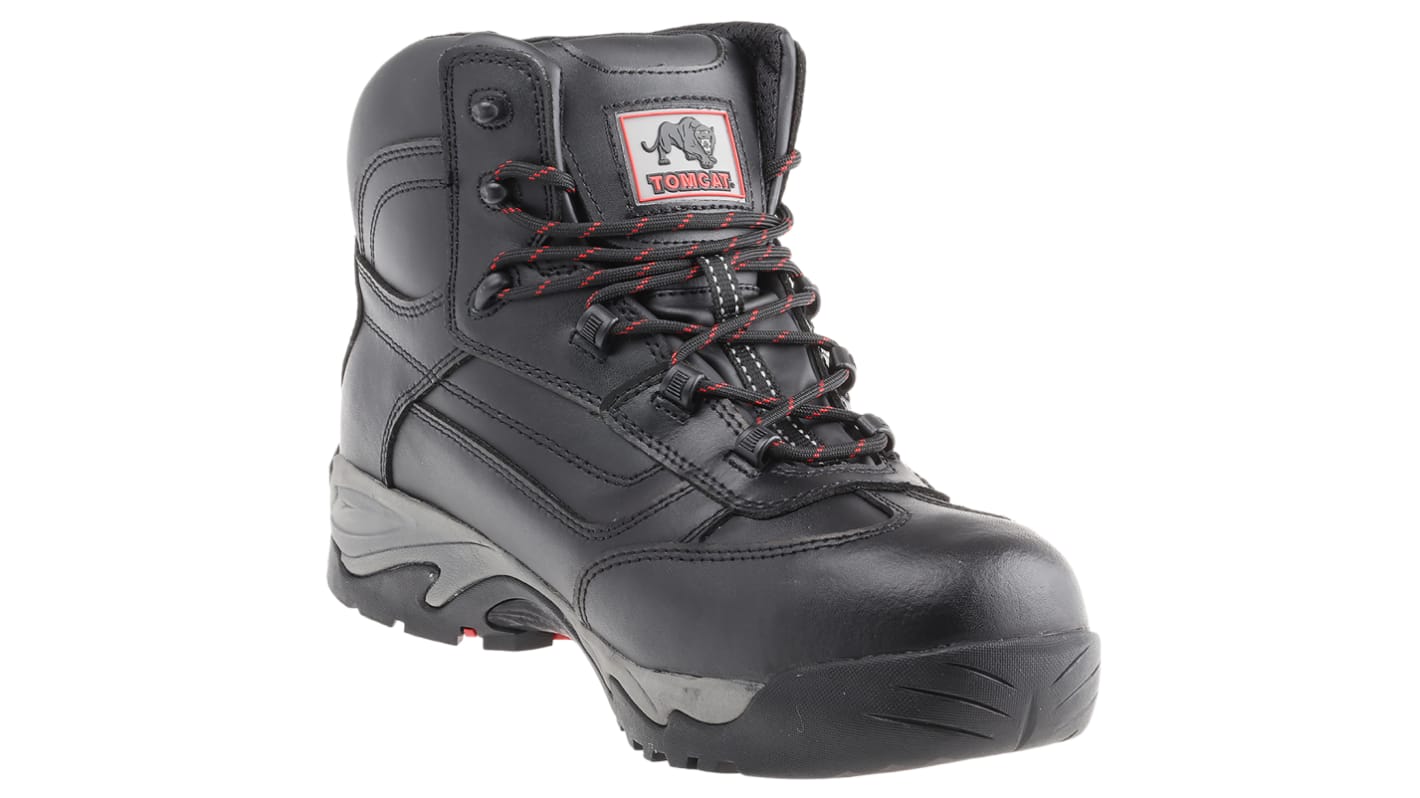 RS PRO Black Composite Toe Capped Men's Safety Boots, UK 12, EU 47