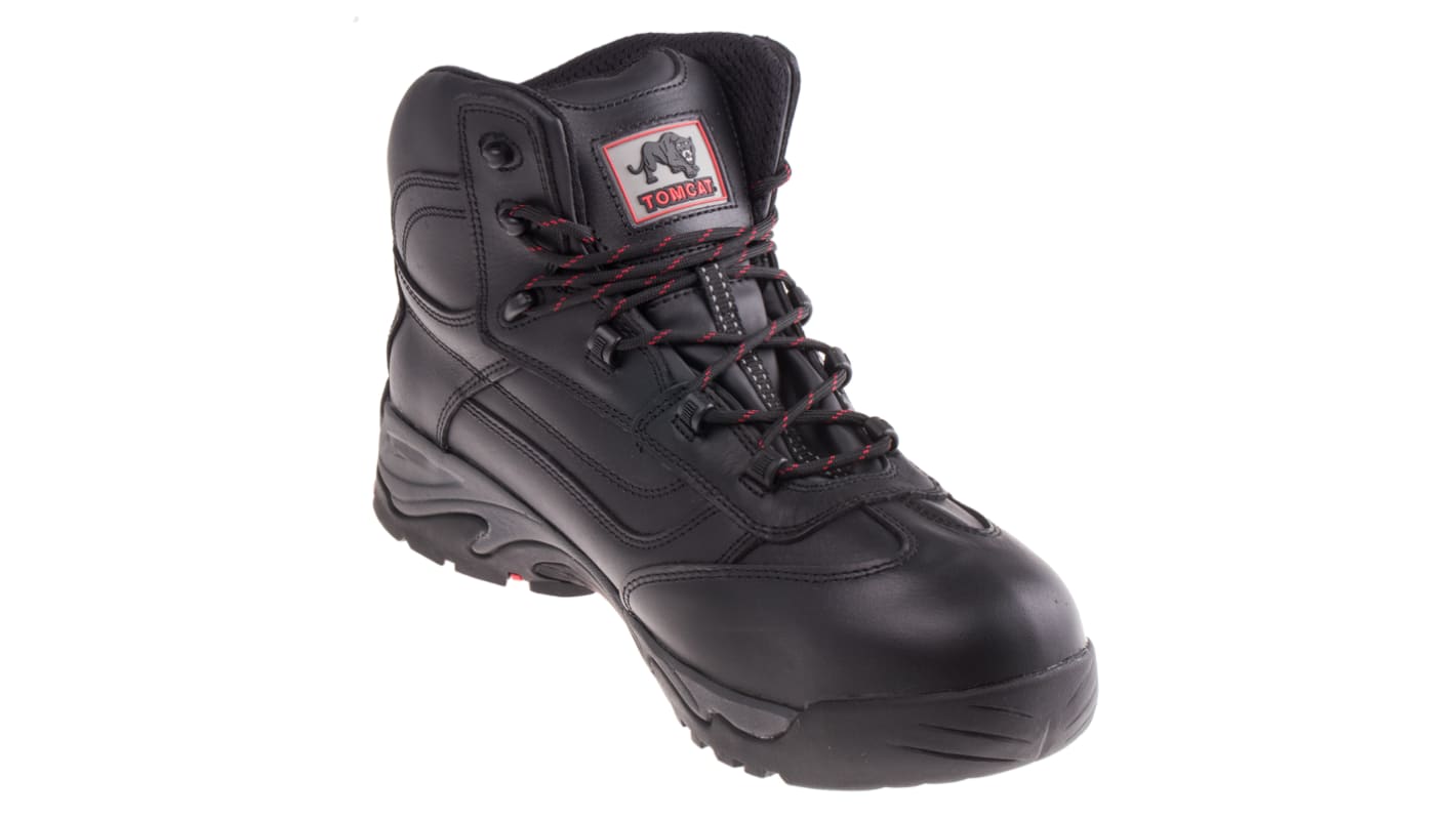 RS PRO Black Composite Toe Capped Men's Safety Boots, UK 13, EU 48