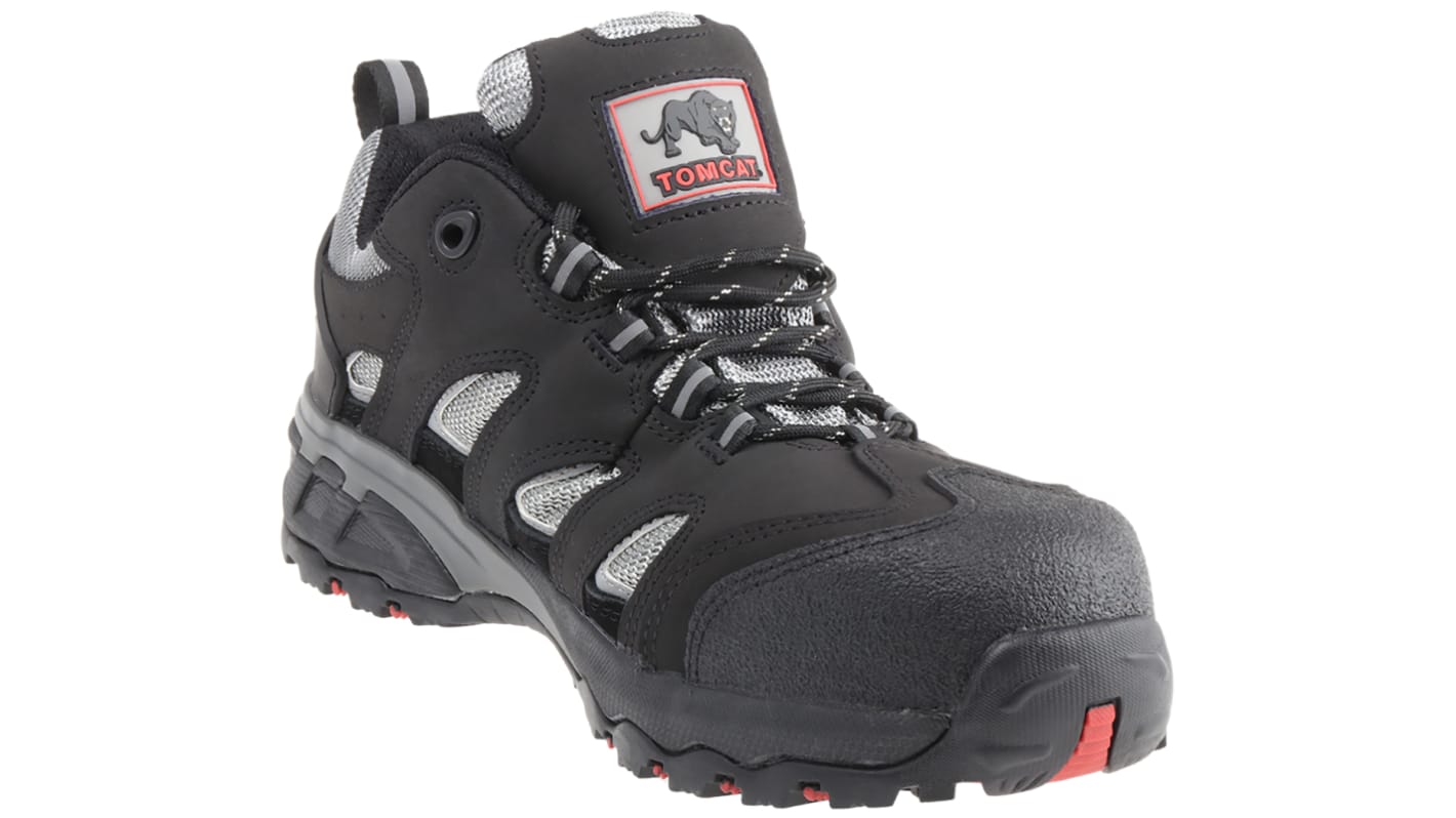 RS PRO Men's Black Composite Toe Capped Safety Trainers, UK 10, EU 44