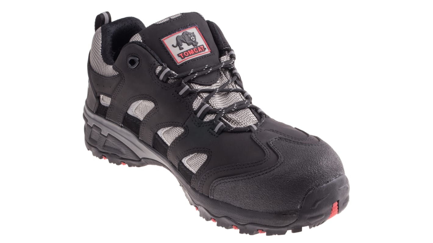 RS PRO Men's Black Composite Toe Capped Safety Trainers, UK 13, EU 48
