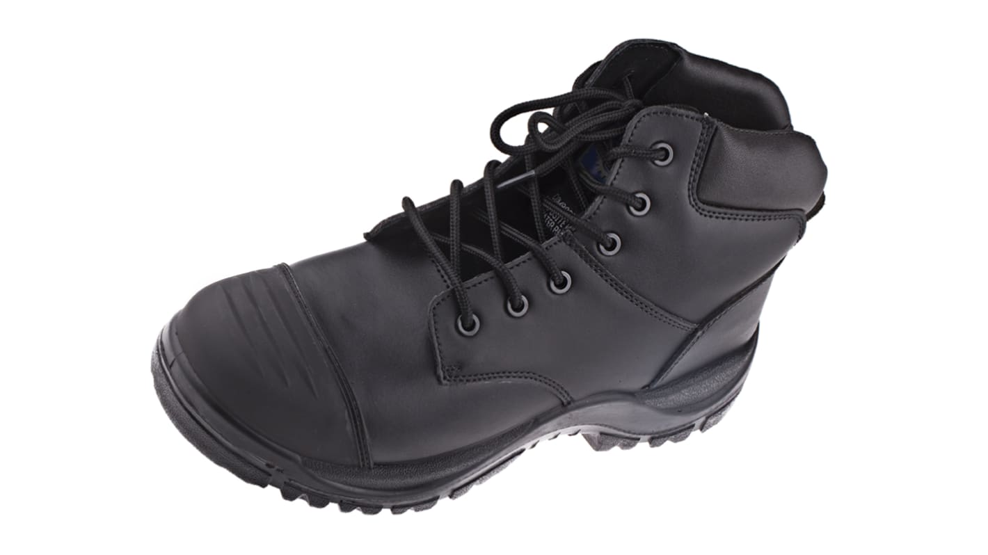 RS PRO Black Composite Toe Capped Men's Safety Boots, UK 8, EU 42