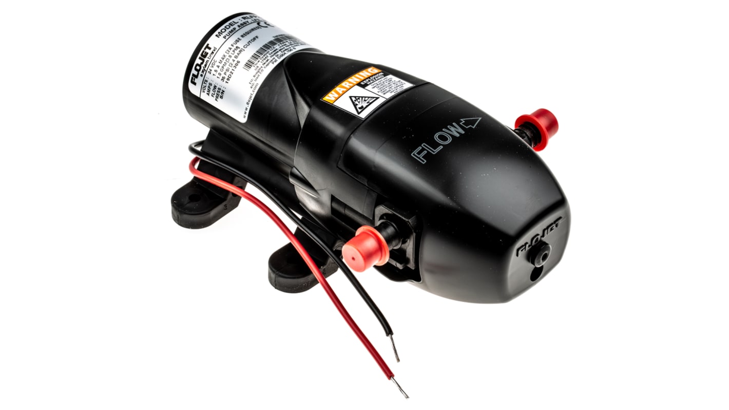 Pompa di mandata positiva a membrana Xylem Flojet, funz. elettrico, 24 V c.c., 3.8L/min, 2,4 bar