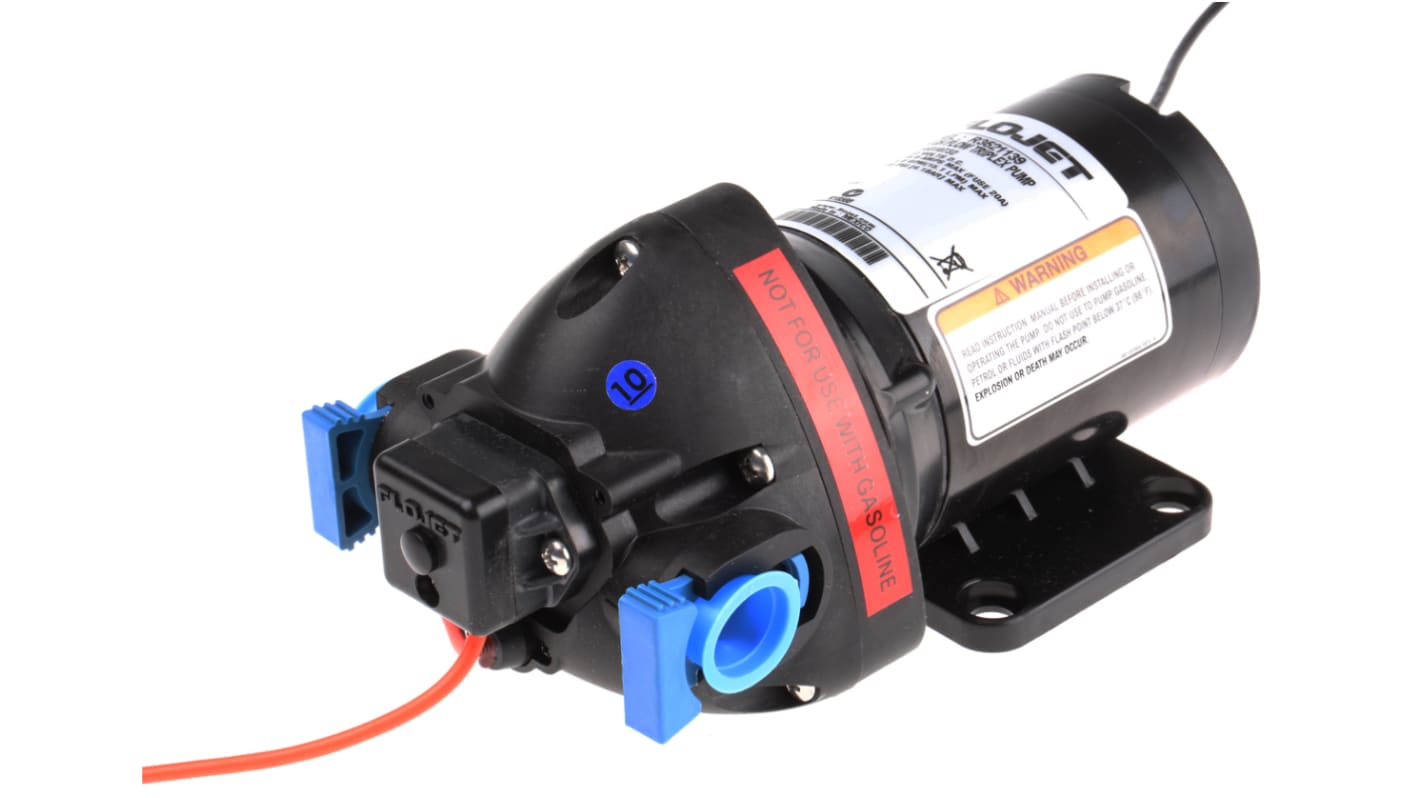 Xylem Flojet Diaphragm Electric Operated Positive Displacement Pump, 15.1L/min, 4.1 bar, 12 V