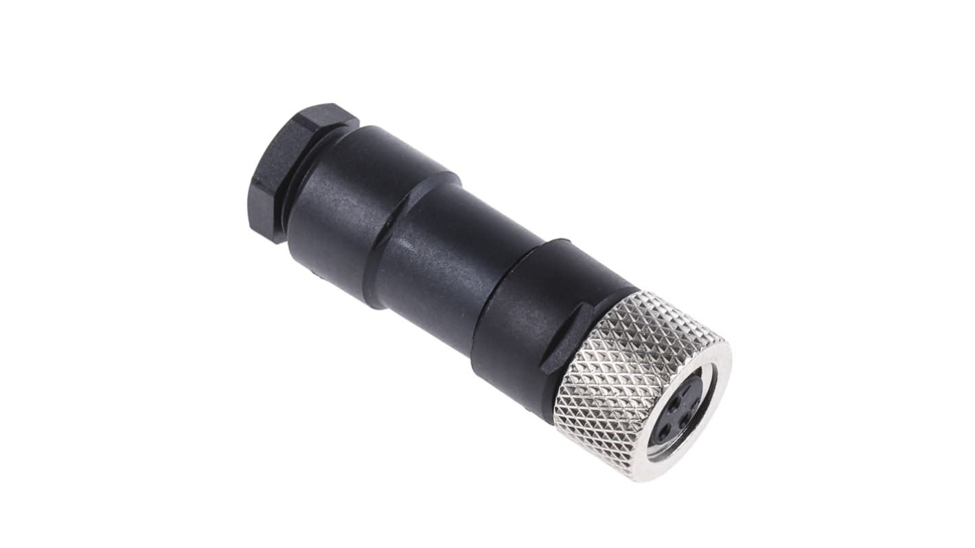 binder Circular Connector, 3 Contacts, Cable Mount, M8 Connector, Socket, Female, IP67, 768 Series