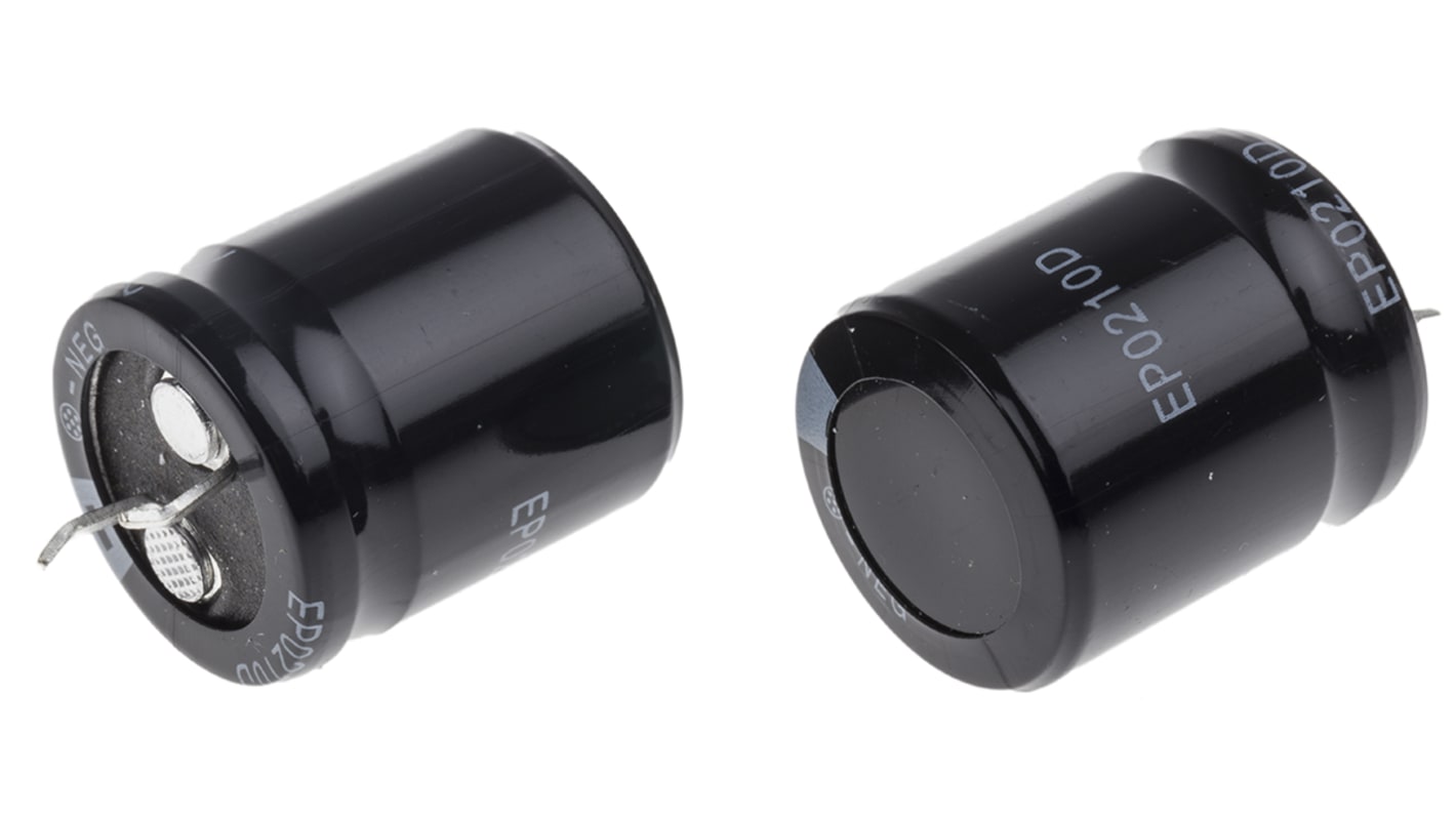RS PRO 68μF Aluminium Electrolytic Capacitor 400V dc, Snap-In