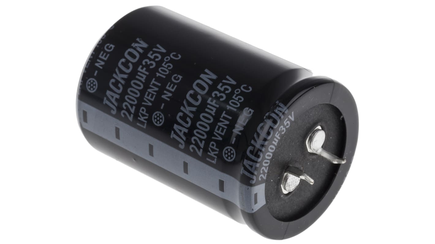 RS PRO 4700μF Aluminium Electrolytic Capacitor 35V dc, Snap-In