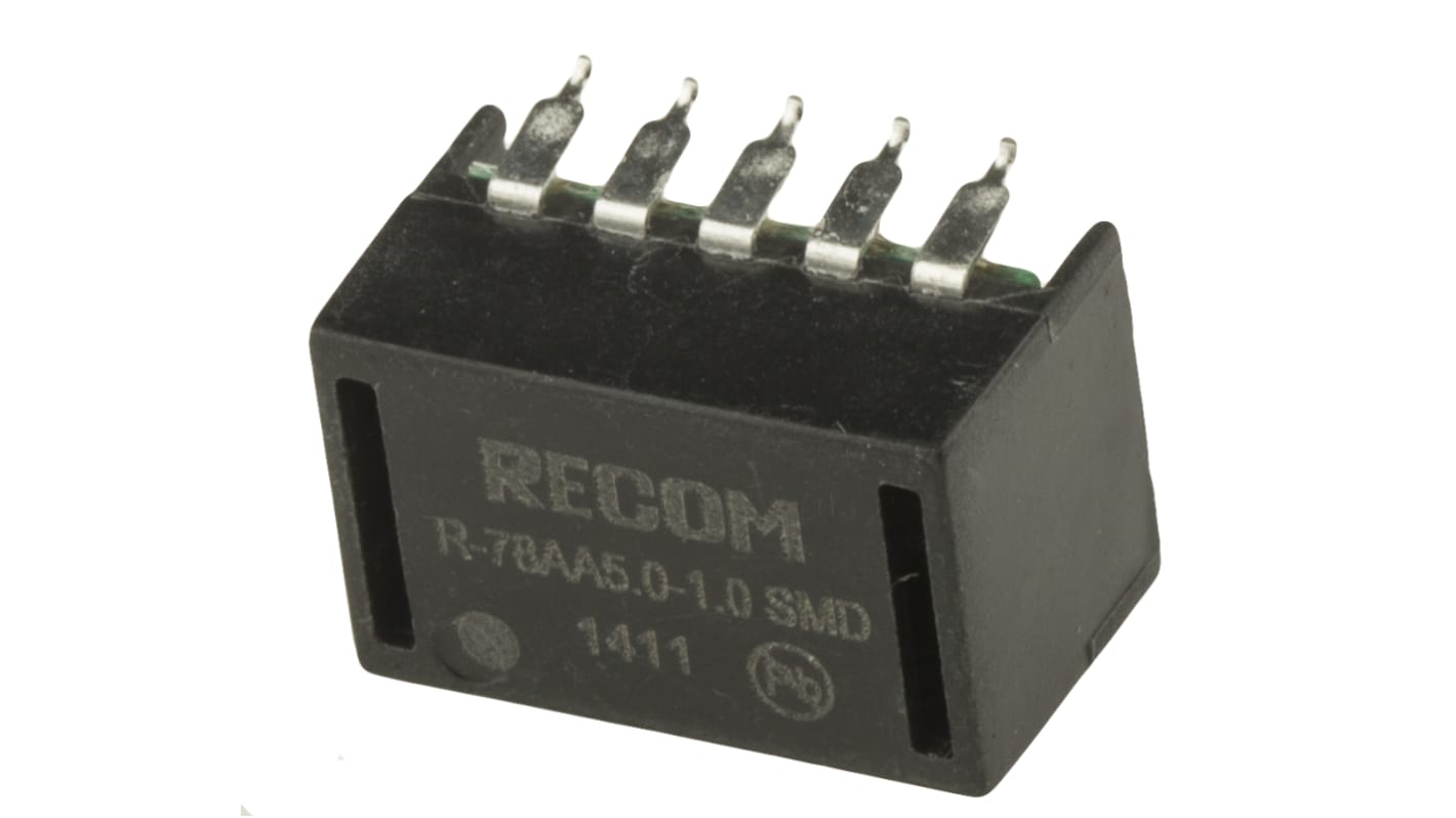 Recom 表面実装 スイッチングレギュレータ 6.5 → 18V dc To 5V dc 1A