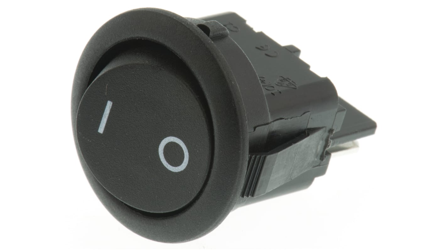 ZF SPST, On-Off Rocker Switch Panel Mount