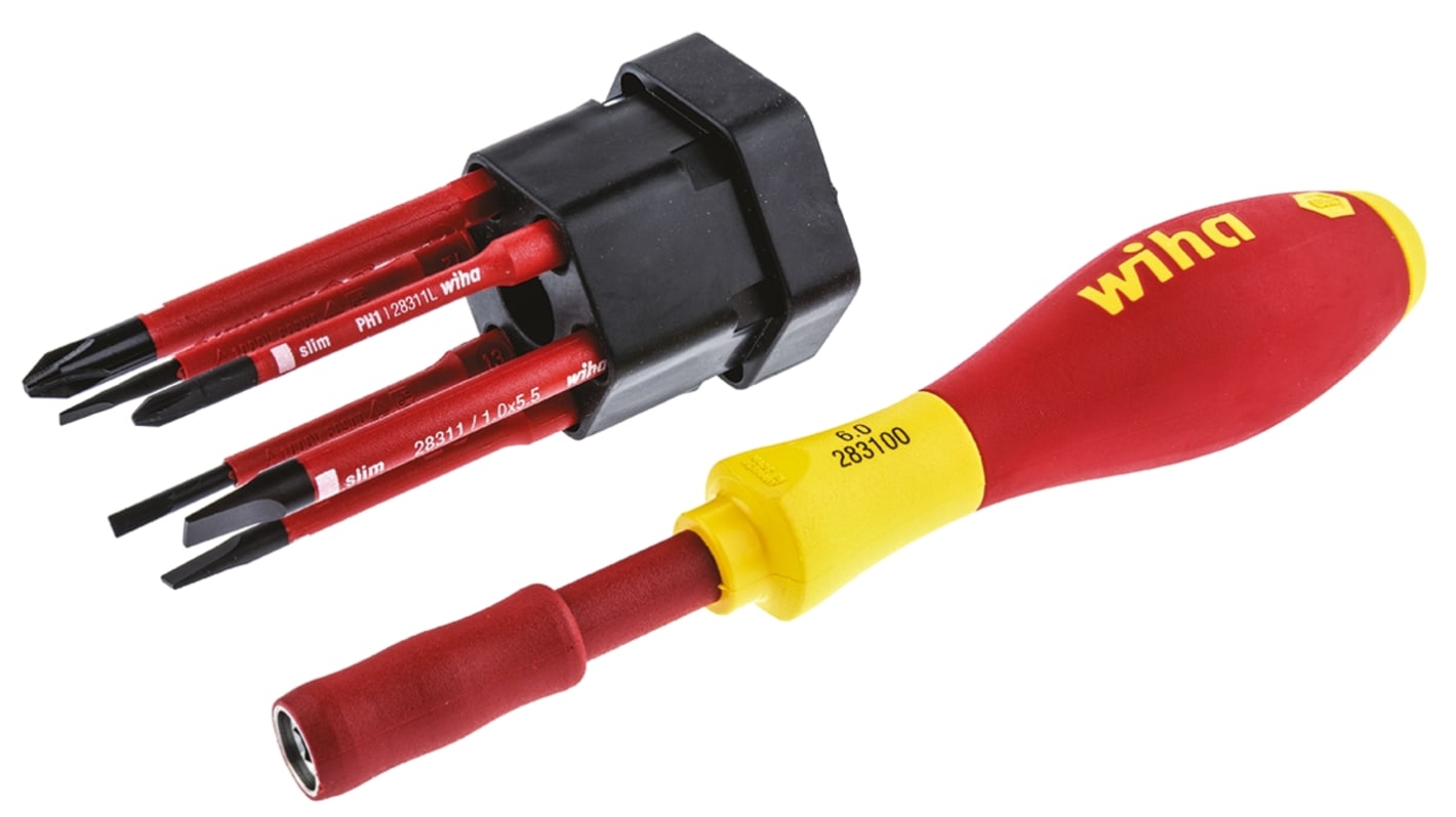 34734 | Wiha Phillips, Slotted Screwdriver Bit, PH1, PH2 34734 | Wiha Phillips, Slotted Screwdriver Bit, PH1, PH2