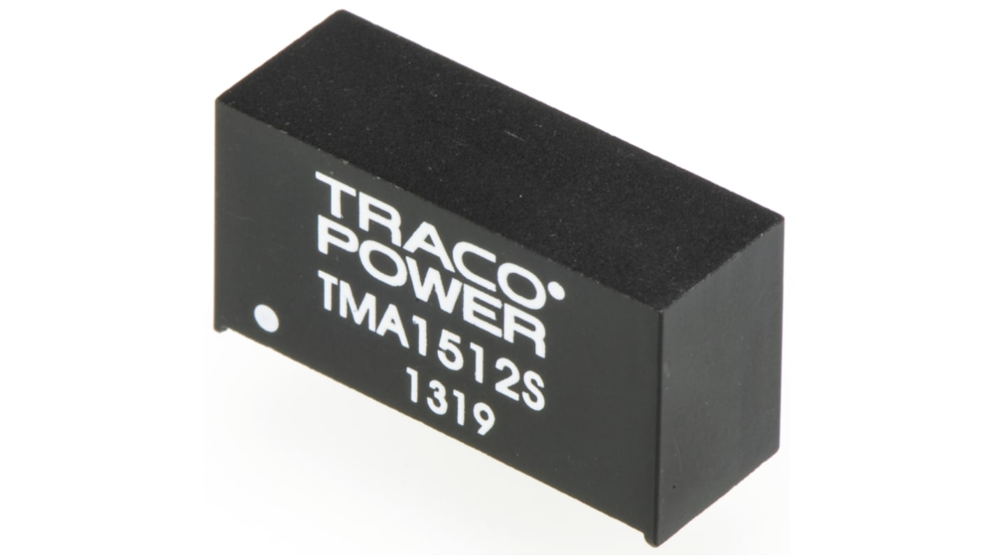TRACOPOWER TMA DC-DC Converter, 12V dc/ 80mA Output, 13.5 → 16.5 V dc Input, 1W, Through Hole, +85°C Max Temp