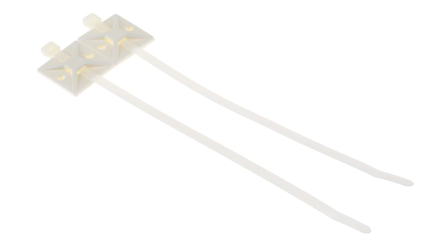 HellermannTyton Cable Tie, Assembly, 200mm x 5.4 mm, Natural Nylon, Pk-50