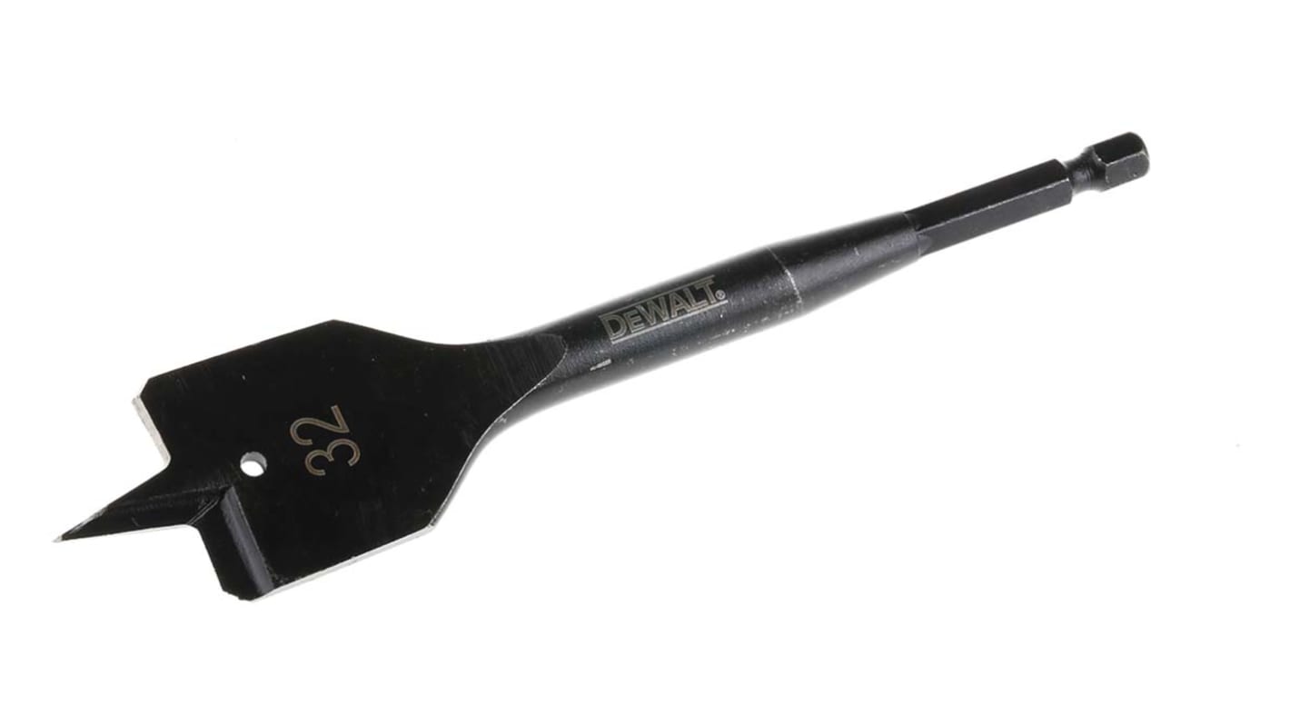 DeWALT Φ32mm强钢木工扁钻, 152 mm总长
