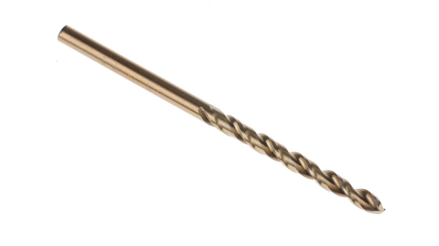 DeWALT Φ3.5mm钴高速钢麻花钻头, 70 mm总长