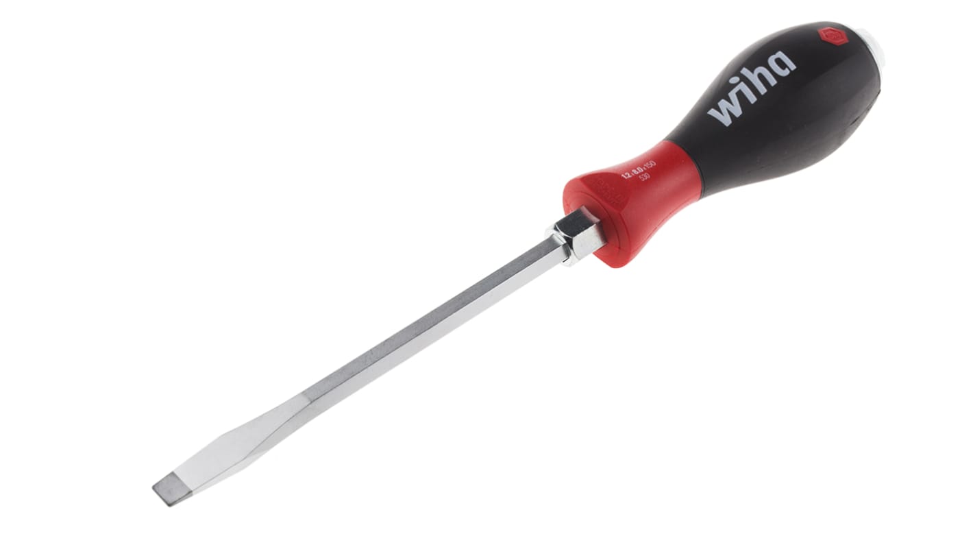 Wiha Tools Flat, 8 mm Tip, 150 mm Blade, 271 mm Overall