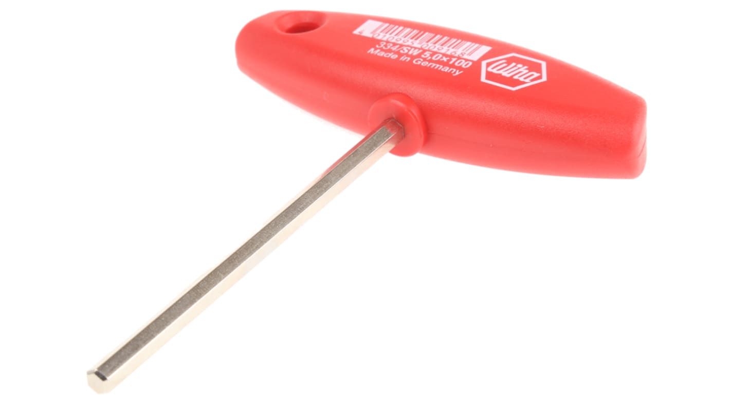 Wiha T Shape Metric Hex Key, 5mm