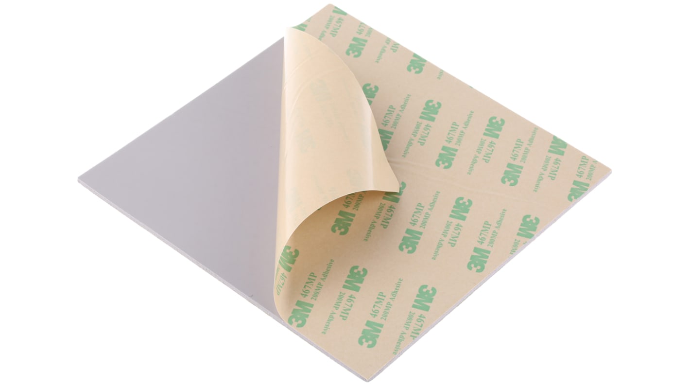 RS PRO Self-Adhesive Thermal Interface Sheet, 2mm Thick, 1.6W/m·K, 150 x 150mm