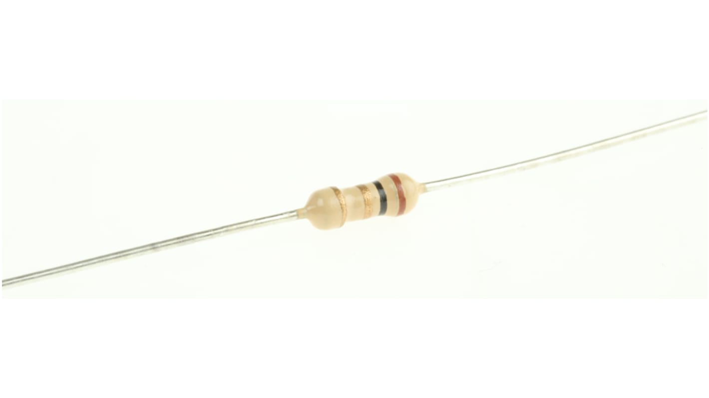 RS PRO 1Ω Carbon Film Resistor 0.25W ±5%