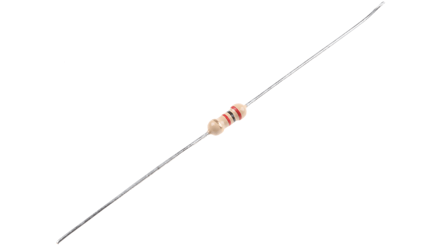 RS PRO 2kΩ Carbon Film Resistor 0.25W ±5%