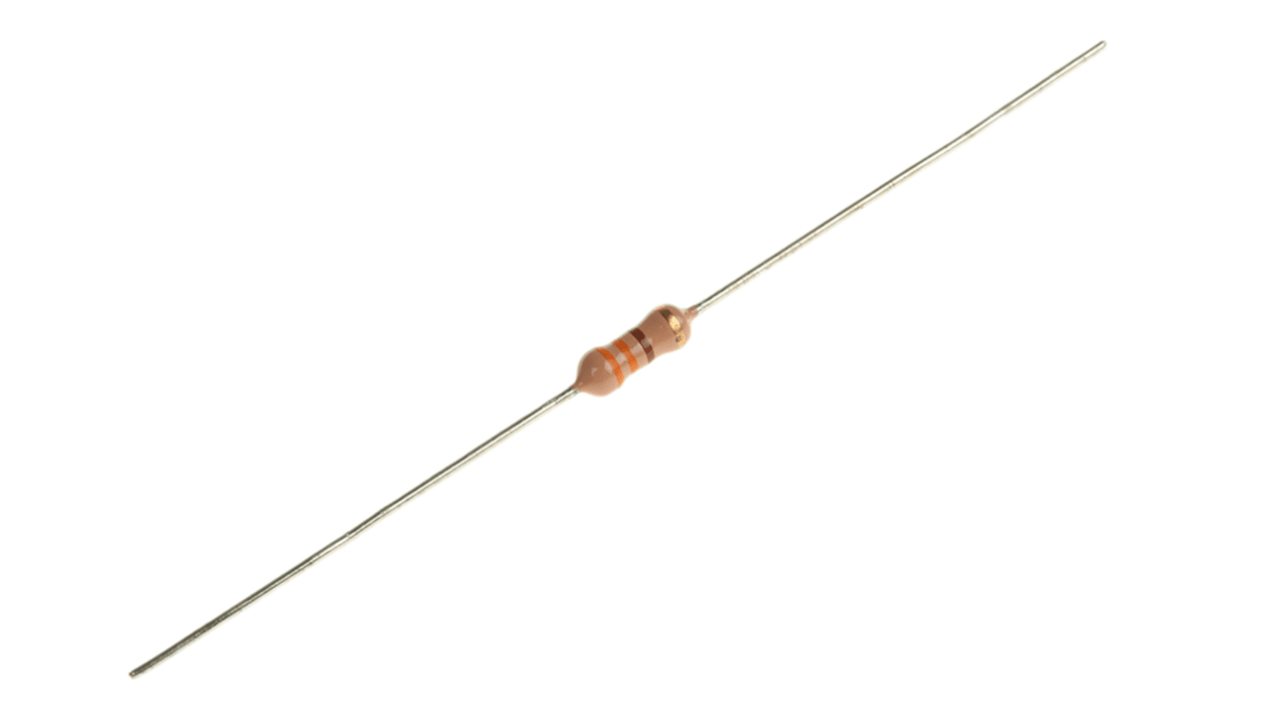 RS PRO 碳膜电阻, 330Ω, 0.5W, ±5%容差, -500 → +350ppm/°C, 0623