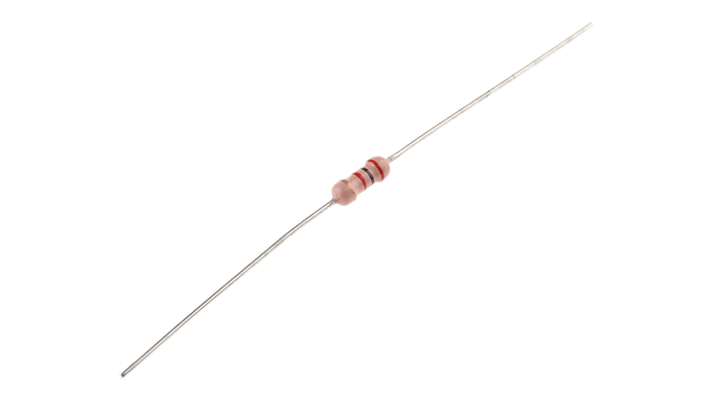 RS PRO 碳膜电阻, 2kΩ, 0.5W, ±5%容差, -500 → +350ppm/°C, 0623