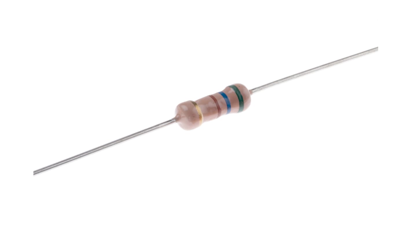 RS PRO 碳膜电阻, 560Ω, 1W, ±5%容差, -500 → +350ppm/°C, 0932
