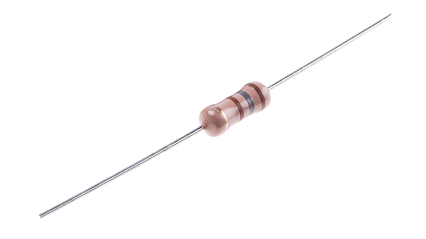 RS PRO 碳膜电阻, 180Ω, 2W, ±5%容差, -500 → +350ppm/°C, 1145