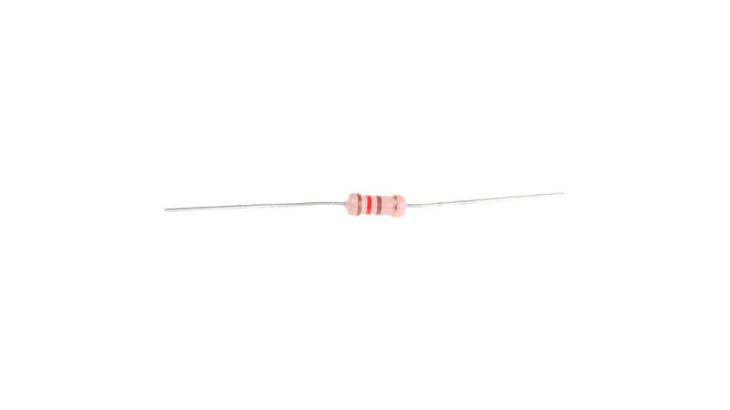 RS PRO 碳膜电阻, 120Ω, 2W, ±5%容差, -500 → +350ppm/°C, 1145