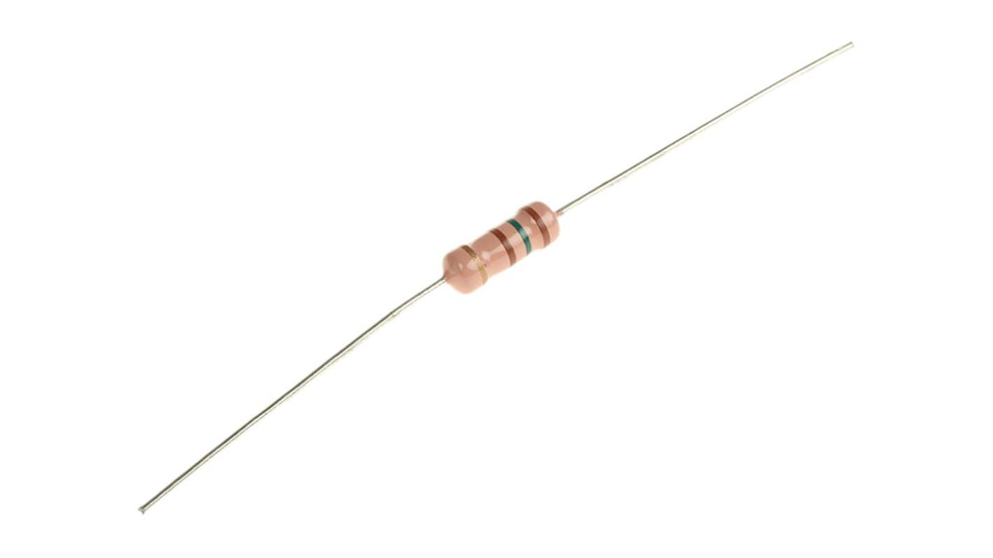 RS PRO 碳膜电阻, 150Ω, 2W, ±5%容差, -500 → +350ppm/°C, 1145
