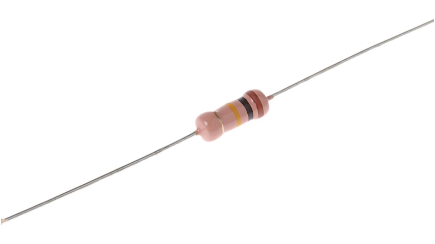RS PRO 碳膜电阻, 100kΩ, 2W, ±5%容差, -700 → 0ppm/°C, 1145