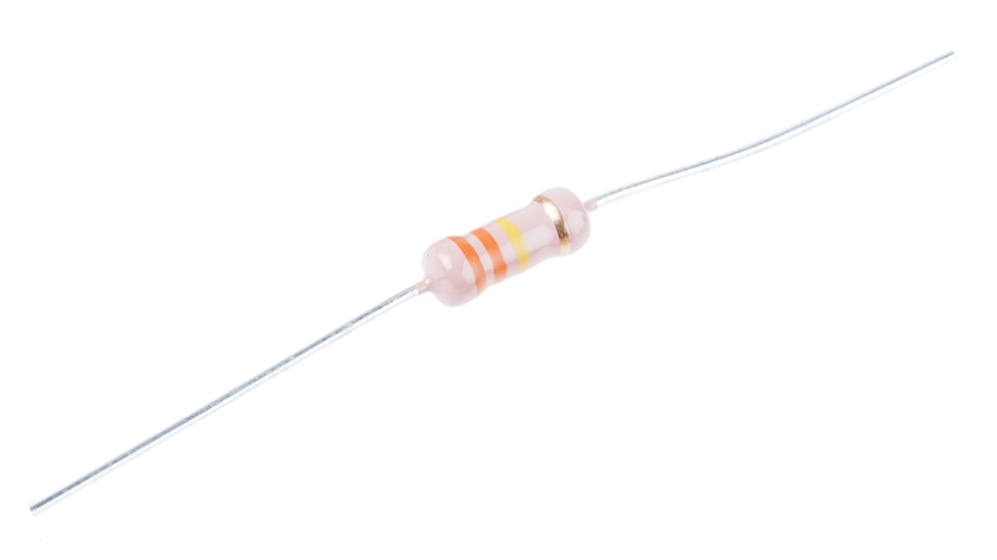 RS PRO 碳膜电阻, 330kΩ, 2W, ±5%容差, -700 → 0ppm/°C, 1145