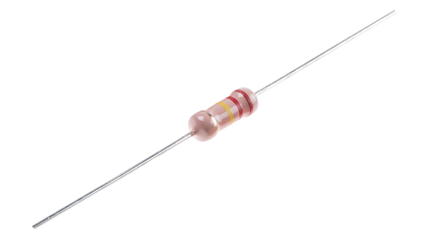 RS PRO 碳膜电阻, 220kΩ, 2W, ±5%容差, -700 → 0ppm/°C, 1145
