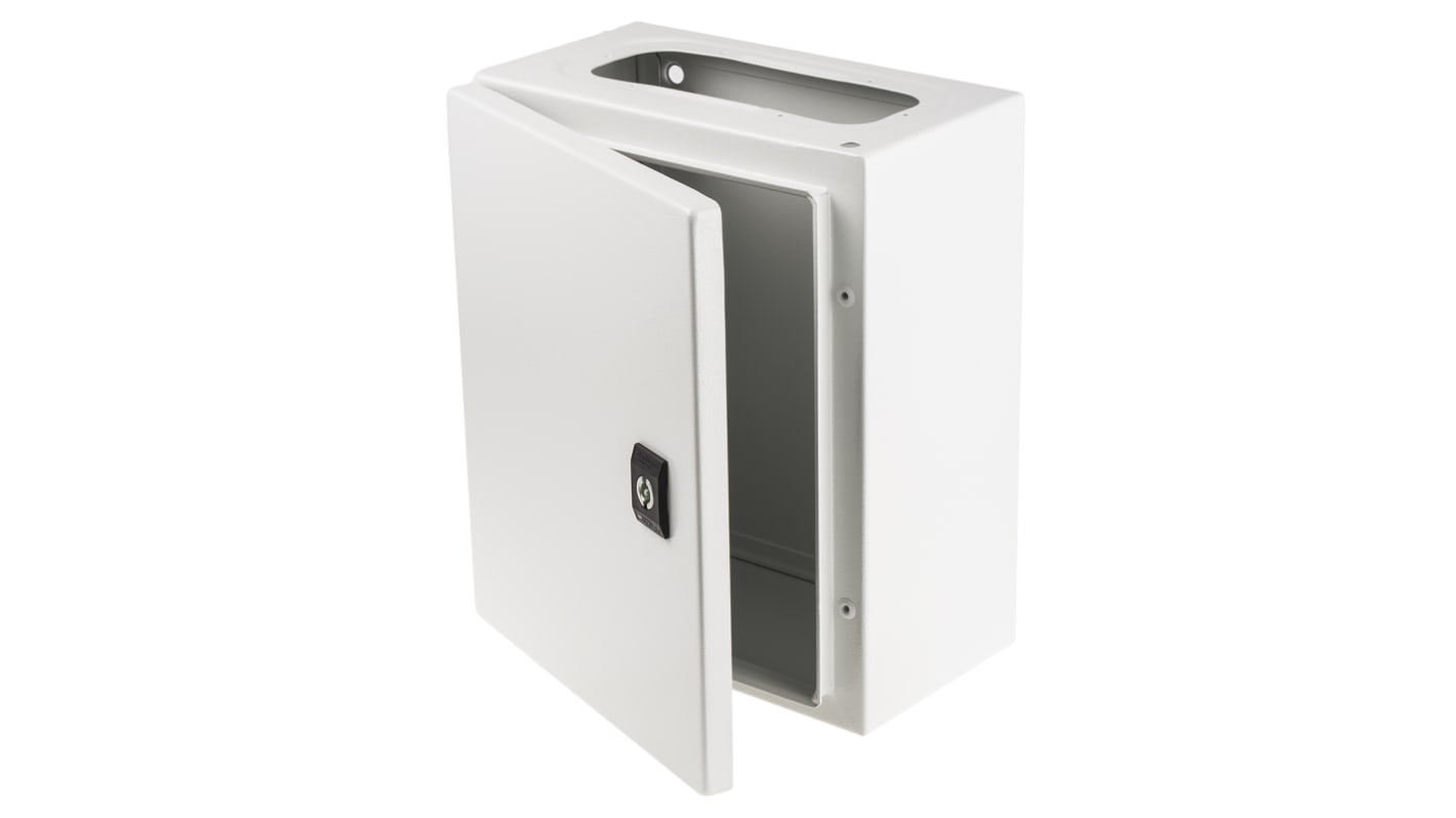 Piastra di montaggio con portello Piatta Schneider Electric in Acciaio 300 x 250 x 150mm, col. Grigio, IP66