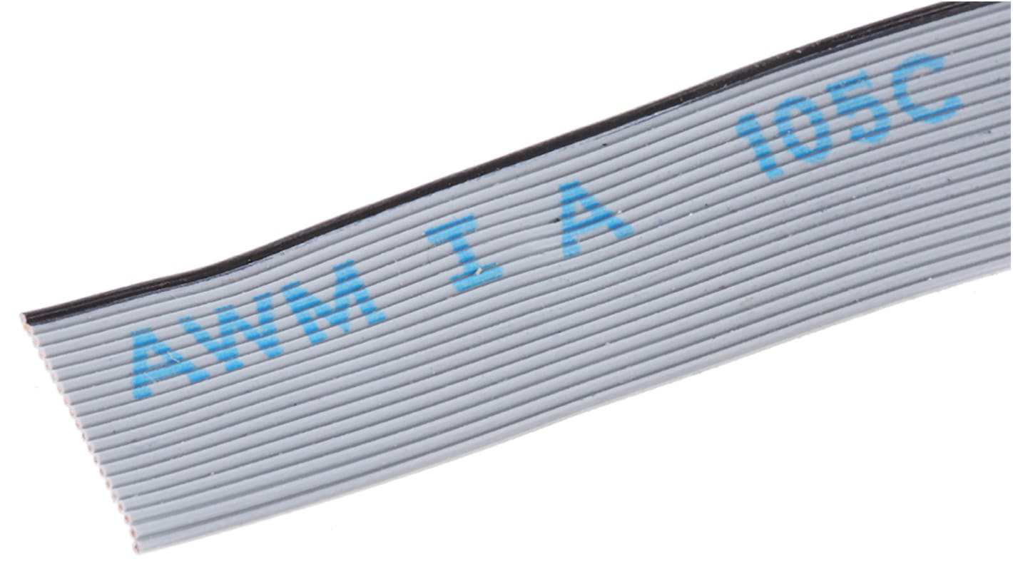 Amphenol Spectra-Strip Series Ribbon Cable, 20-Way, 0.635mm Pitch