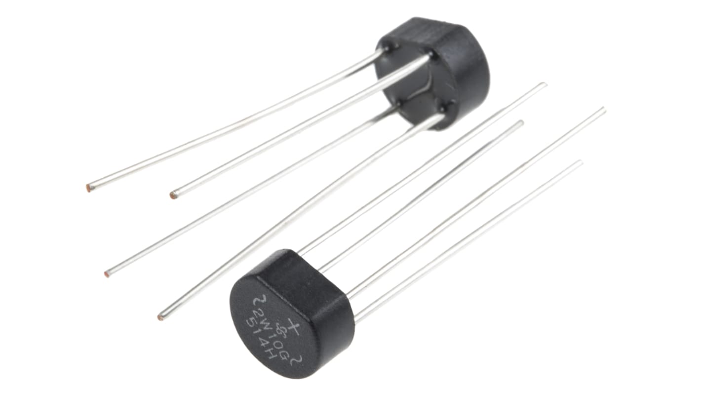 Vishay Bridge Rectifier, 2A, 1000V, 4-Pin