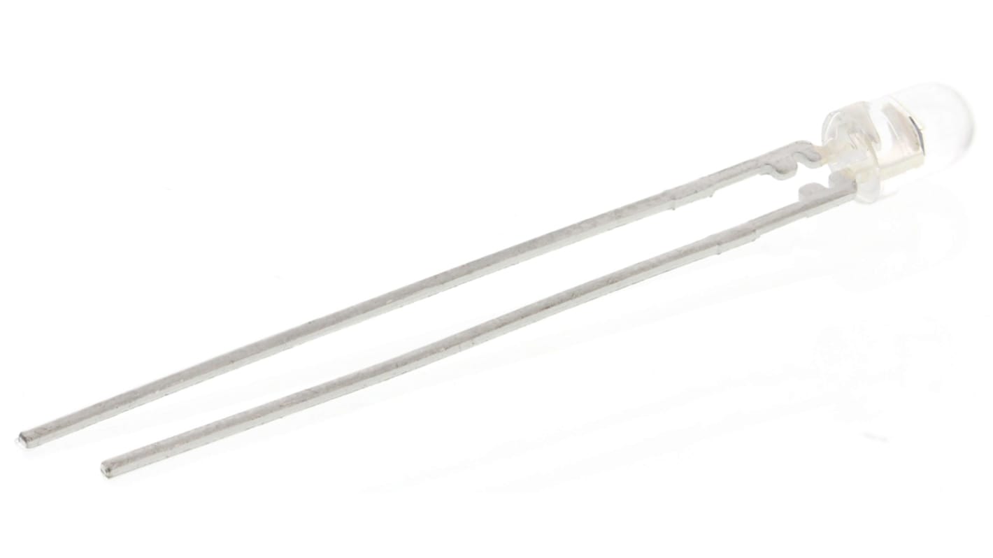 BPW85C Vishay, 50 ° IR + Visible Light Phototransistor, Through Hole 2-Pin 3mm (T-1) package